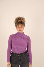 High Neck Basic Top