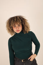 High Neck Basic Top