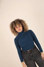 High Neck Basic Top