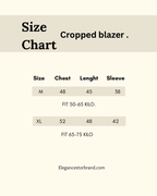 Cropped blazer