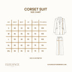 Formal suit corset