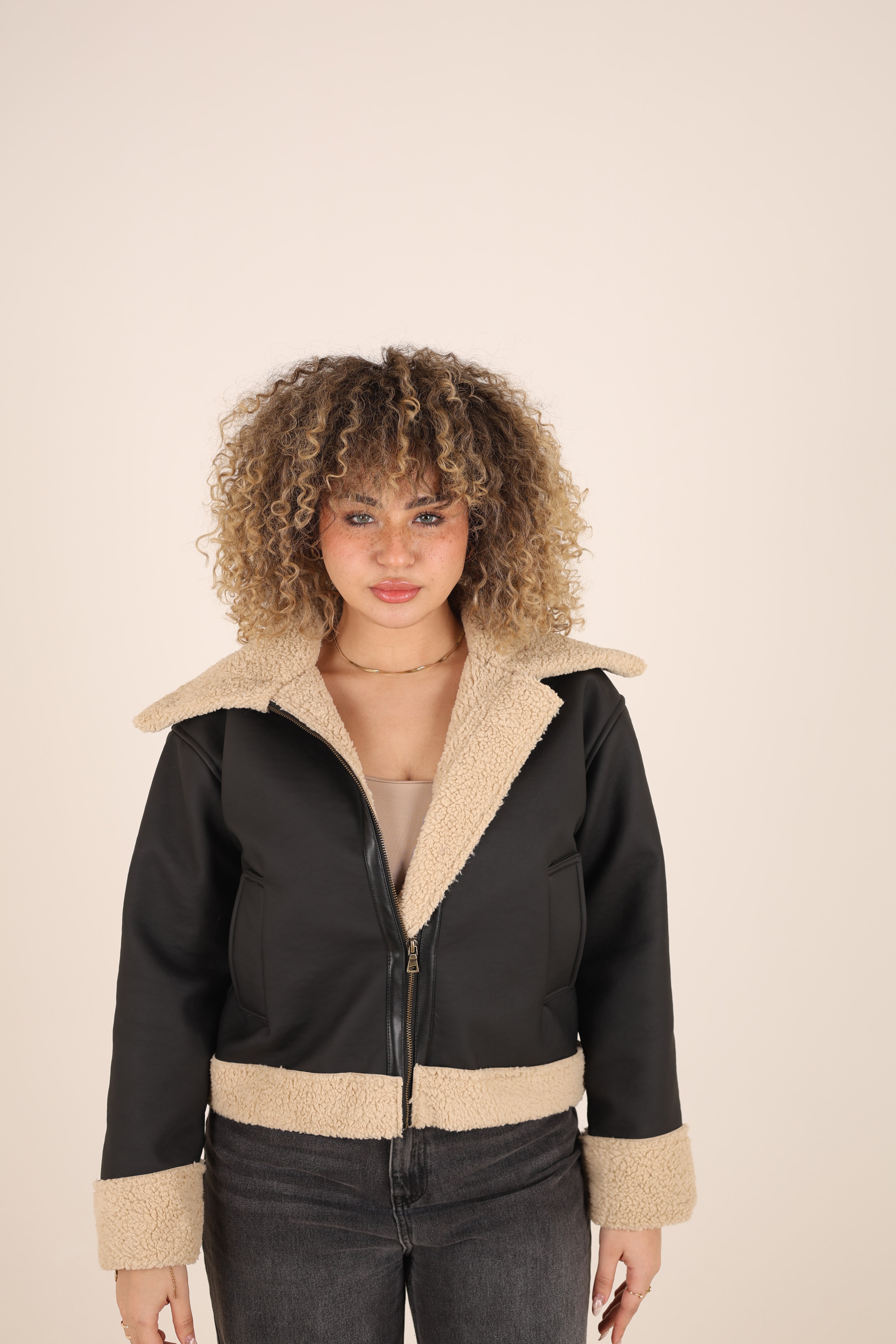 Leather Shalter Jacket