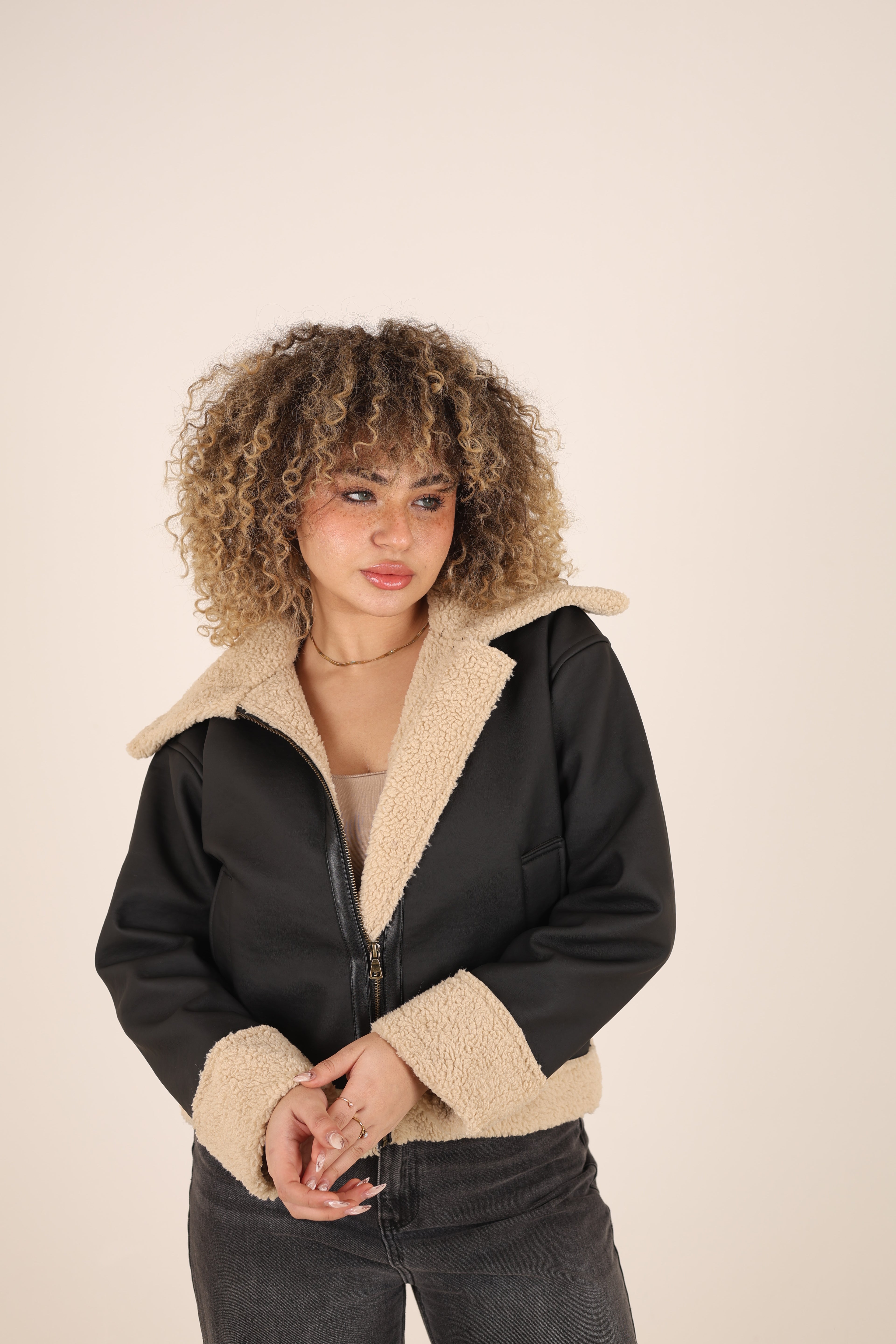 Leather Shalter Jacket