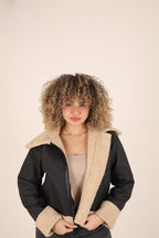 Leather Shalter Jacket