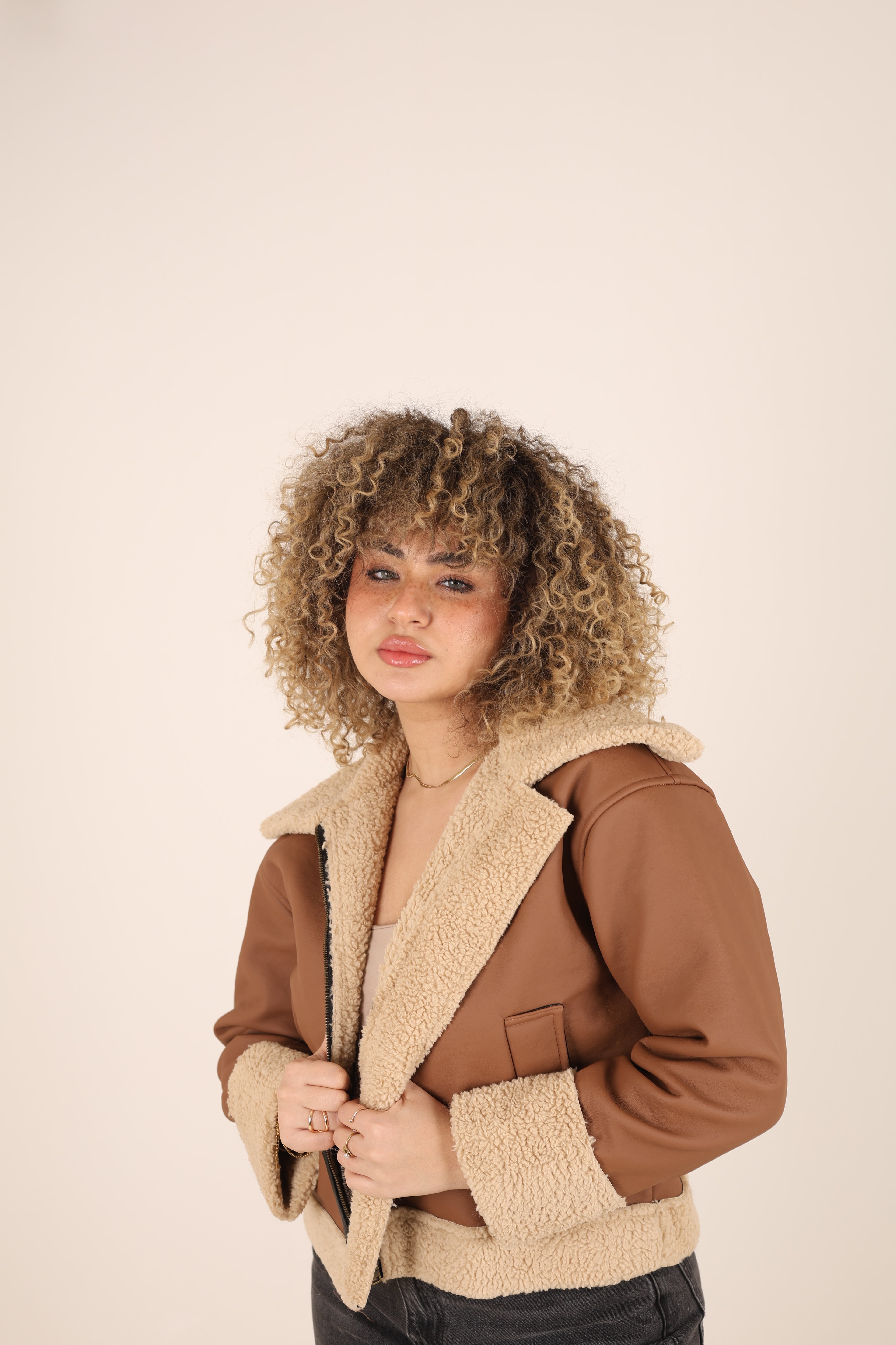 Leather Shalter Jacket