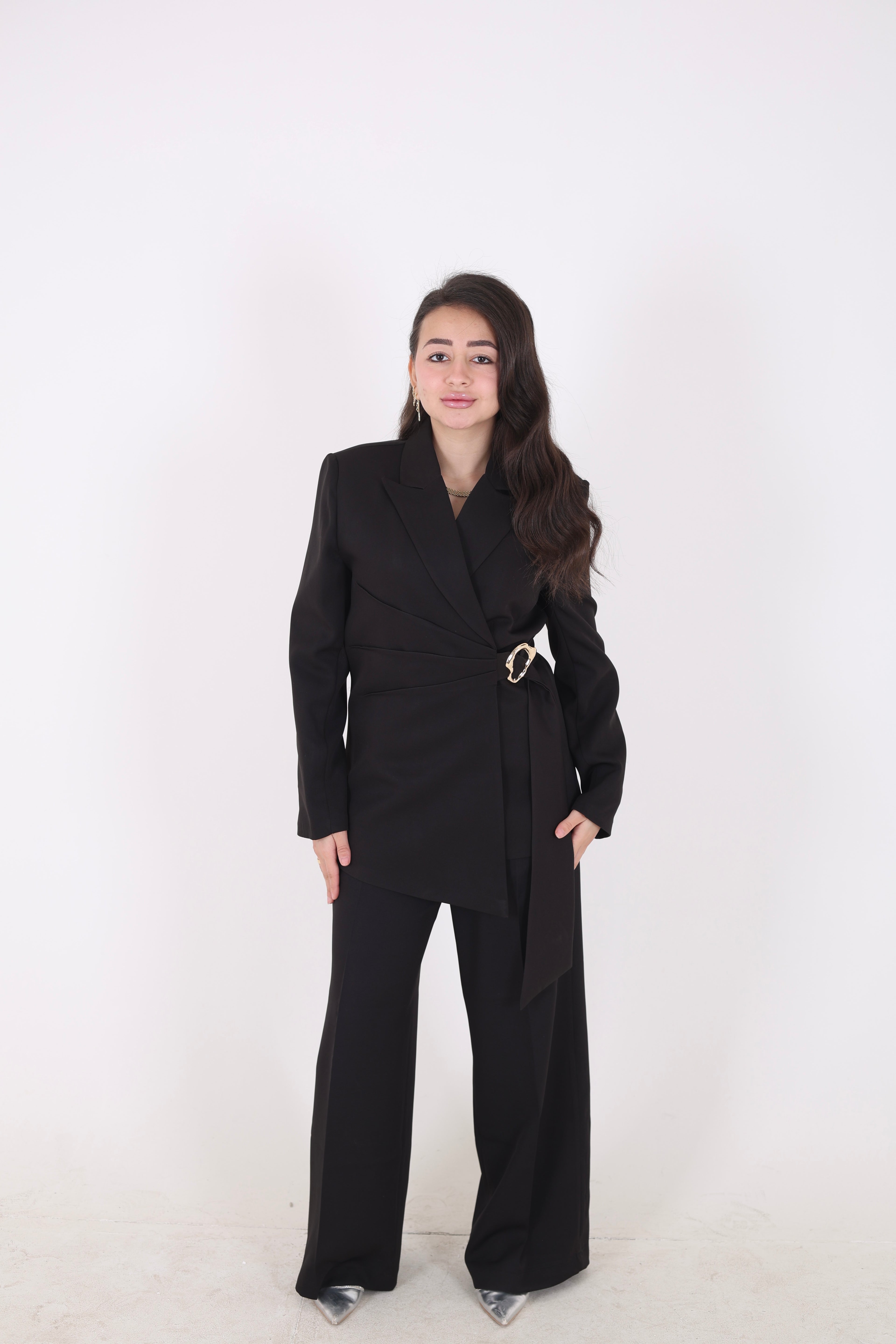 Draping formal suit